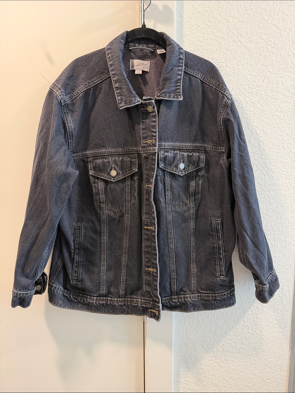 Universal Thread Black Washed Denim Jacket